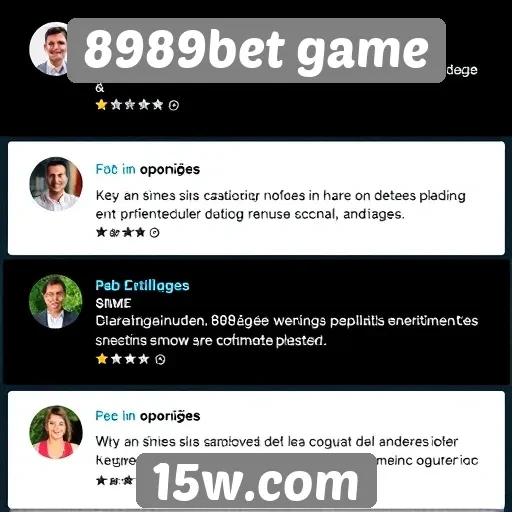 Feedback dos usuários sobre o atendimento ao cliente no 8989bet game